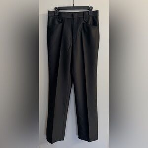 CIRCLE S Laredo Western Wear Dress Suit Pants Black Sz 32 NWT Cowboy Rancher